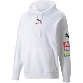 textil Herre Sweatshirts Puma Brand Love Hvid