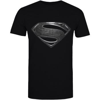 textil Langærmede T-shirts Justice League  Sort