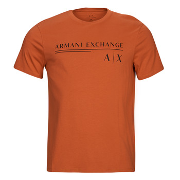 textil Herre T-shirts m. korte ærmer Armani Exchange 6LZTCE-ZJ6NZ Orange