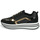 Sko Dame Lave sneakers Geox D KENCY B Sort / Guld