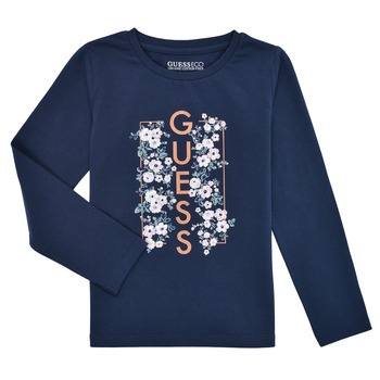 textil Pige Langærmede T-shirts Guess K2YI09-K6YW1-G7HR Marineblå