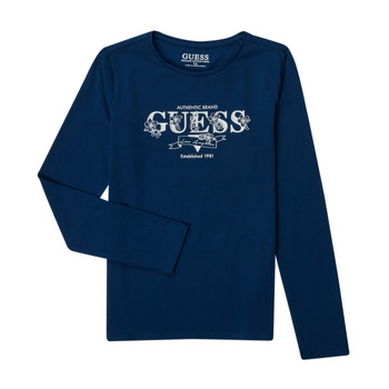 textil Pige Langærmede T-shirts Guess J2YI23-K6YW1-G7HR Marineblå