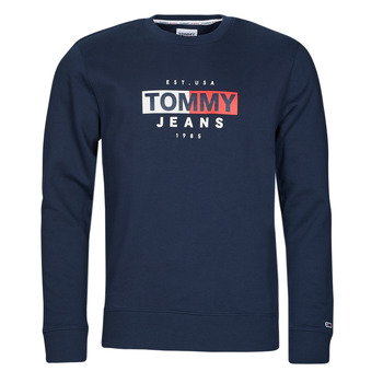 textil Herre Sweatshirts Tommy Jeans TJM ENTRY FLAG CREW Marineblå
