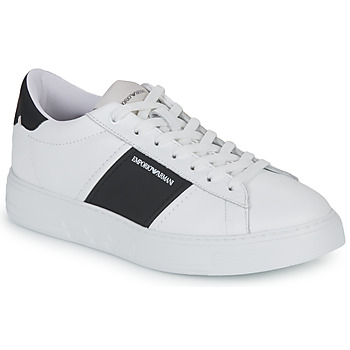 Sko Herre Lave sneakers Emporio Armani X4X570-XN010-Q908 Hvid / Sort