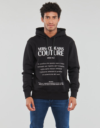 textil Herre Sweatshirts Versace Jeans Couture 73GAIT16-899 Sort / Hvid