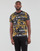 textil Herre T-shirts m. korte ærmer Versace Jeans Couture 73GAH6S0-G89 Sort / Hvid / Gul