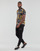 textil Herre T-shirts m. korte ærmer Versace Jeans Couture 73GAH6S0-G89 Sort / Hvid / Gul