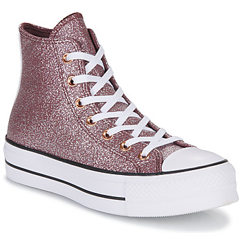 Sko Dame Høje sneakers Converse Chuck Taylor All Star Lift Forest Glam Hi Bordeaux