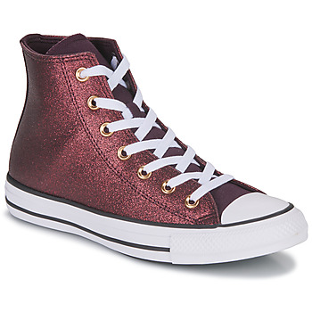 Sko Dame Høje sneakers Converse Chuck Taylor All Star Forest Glam Hi Bordeaux