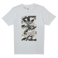 textil Dreng T-shirts m. korte ærmer adidas Originals HK0279 Hvid