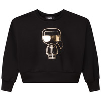 textil Pige Sweatshirts Karl Lagerfeld Z15403-09B Sort