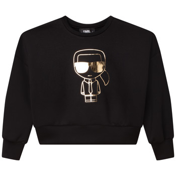 textil Pige Sweatshirts Karl Lagerfeld Z15403-09B Sort