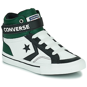 Sko Børn Høje sneakers Converse Pro Blaze Strap Hi Hvid / Grøn