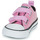 Sko Pige Lave sneakers Converse Chuck Taylor All Star 2V Glitter Ox Pink