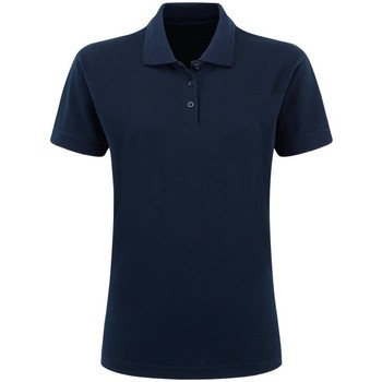 textil Dame Polo-t-shirts m. lange ærmer Ultimate UCC031F Blå