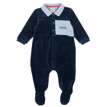 textil Dreng Pyjamas / Natskjorte BOSS J97195-849 Marineblå