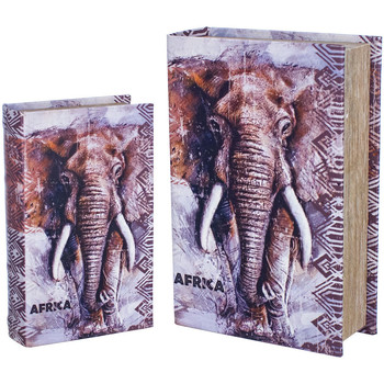 Indretning Kurve og æsker Signes Grimalt Elephant Book Box 2 Enheder Grå