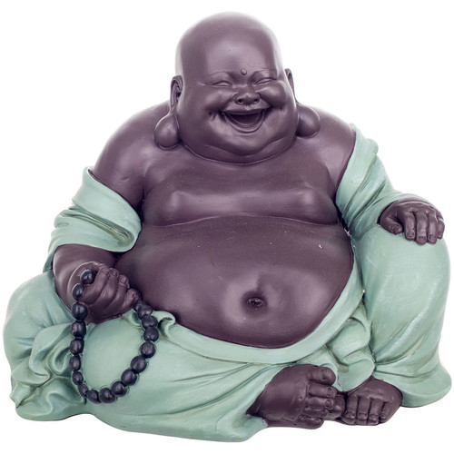 Indretning Små statuer og figurer Signes Grimalt Buddha-Figur Smiler Grøn