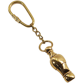 Accessories Nøgleringe Signes Grimalt Nøglering Med Sømandsfløjte Guld