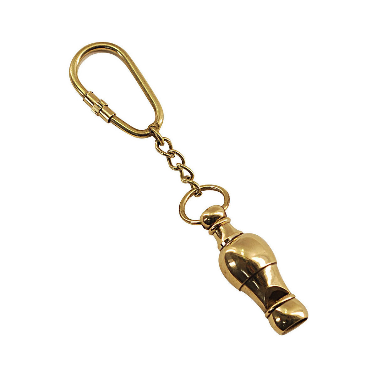 Accessories Nøgleringe Signes Grimalt Nøglering Med Sømandsfløjte Guld