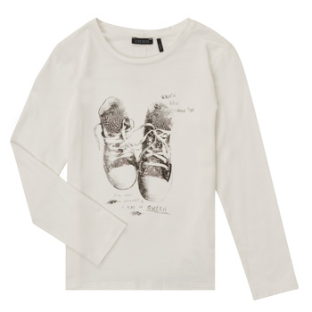 textil Pige Langærmede T-shirts Ikks XV10102 Hvid