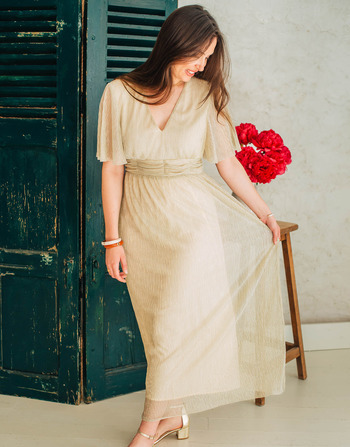 textil Dame Lange kjoler Céleste ASTRID Guld