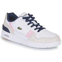 Sko Dame Lave sneakers Lacoste T-CLIP Hvid / Pink / Marineblå
