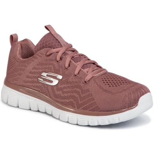 Sko Dame Sneakers Skechers 12615 Pink