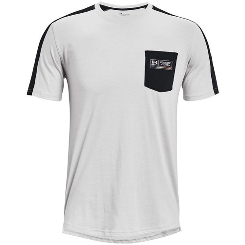 textil Herre T-shirts m. korte ærmer Under Armour Pocket Hvid