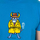 textil Herre T-shirts m. korte ærmer Kukuxumusu SAM-BLUE Blå