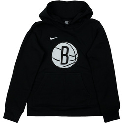 textil Dreng Sportsjakker Nike NBA Brooklyn Nets Fleece Hoodie Sort