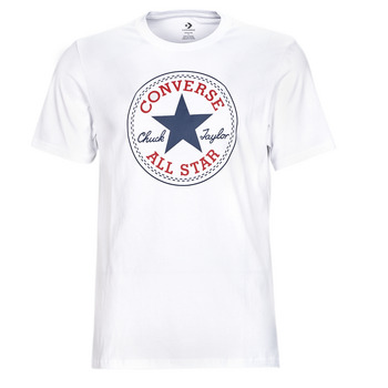 textil Herre T-shirts m. korte ærmer Converse GO-TO CHUCK TAYLOR CLASSIC PATCH TEE Hvid