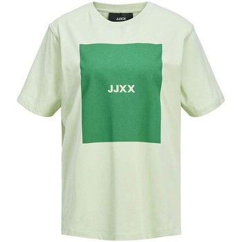 textil Dame T-shirts m. korte ærmer Jjxx  Grøn