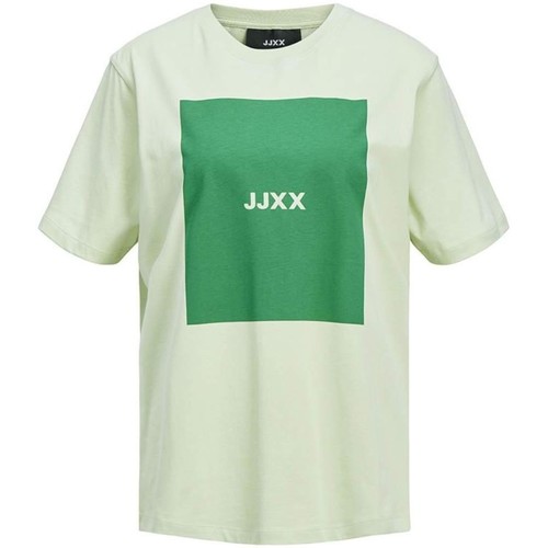 textil Dame T-shirts m. korte ærmer Jjxx  Grøn