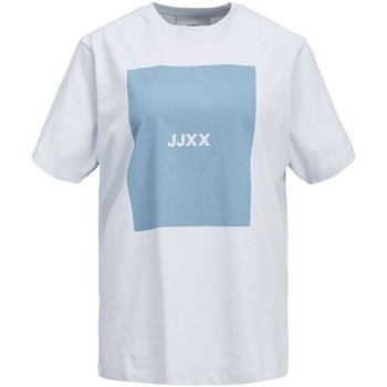 textil Dame T-shirts m. korte ærmer Jjxx  Blå