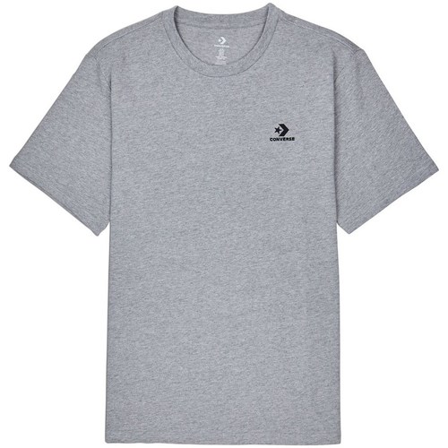 textil Herre T-shirts m. korte ærmer Converse Embroidered Star Chevron Tee Grå