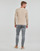 textil Herre Pullovere Only & Sons  ONSPANTER LIFE 12 STRUC CREW KNIT Beige
