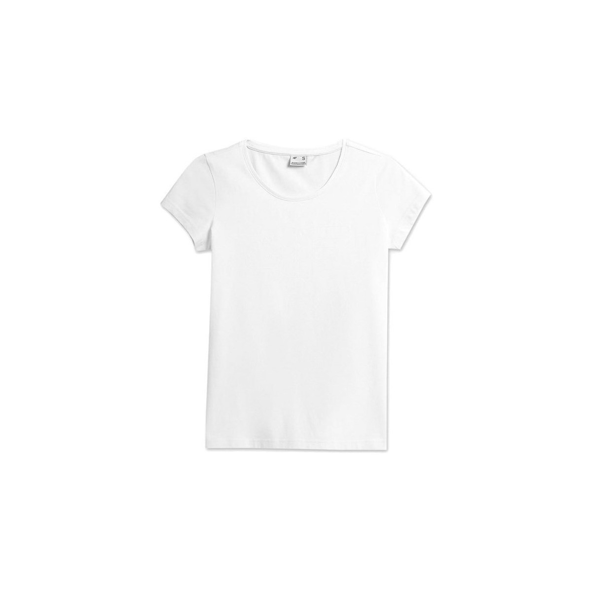 textil Dame T-shirts m. korte ærmer 4F TSD353 Hvid