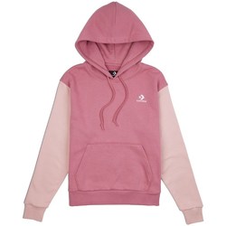 textil Dame Sweatshirts Converse Colorblocked French Terry Hoodie Pink