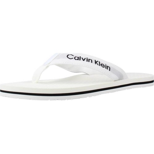 Sko Dame Klipklapper
 Calvin Klein Jeans HW0HW00865 Hvid