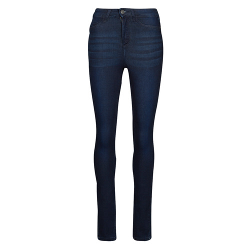 textil Dame Jeans - skinny Noisy May NMCALLIE V1241DB Blå / Mørk