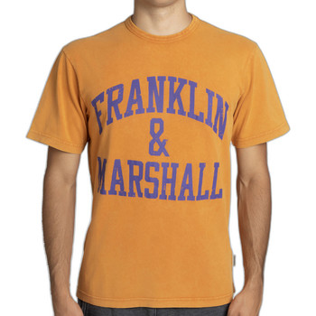textil Herre T-shirts m. korte ærmer Franklin & Marshall T-shirt à manches courtes Orange