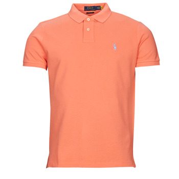 textil Herre Polo-t-shirts m. korte ærmer Polo Ralph Lauren K223SC01-SSKCCMSLM1-SHORT SLEEVE-KNIT Orange / Mørk / Mango