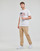 textil Herre T-shirts m. korte ærmer Polo Ralph Lauren K223SS03-SSCNCLSM1-SHORT SLEEVE-T-SHIRT Hvid / Hvid