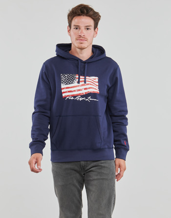 textil Herre Sweatshirts Polo Ralph Lauren K223SS03-LSPOHOODM2-LONG SLEEVE-SWEATSHIRT Marineblå / Navy