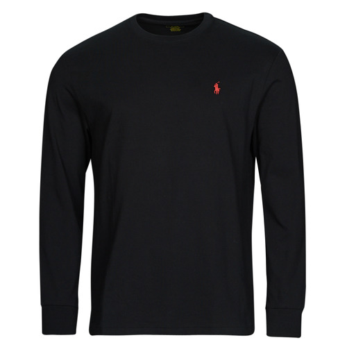textil Herre Langærmede T-shirts Polo Ralph Lauren K224SC08-LSCNCLSM5-LONG SLEEVE-T-SHIRT Sort