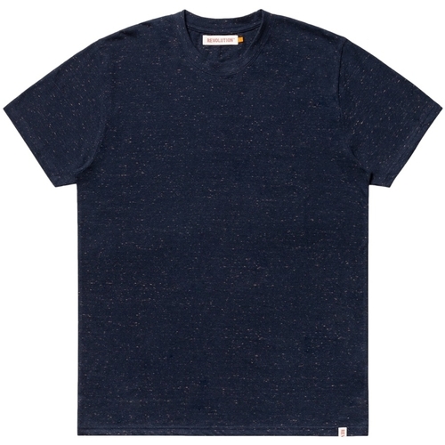 textil Herre T-shirts & poloer Revolution Structured T-Shirt 1204 - Navy Blå