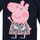 textil Pige Langærmede T-shirts Name it NMFJIMINA PEPPAPIG Marineblå