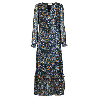 textil Dame Lange kjoler Vila VIKELLY V-NECK L/S ANCLE Flerfarvet