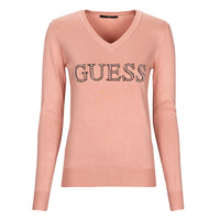 textil Dame Pullovere Guess ANNE Pink